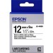 Epson LK-4WBN LabelWorks Standard LK Tape Cartridge ~1/2" Black on White