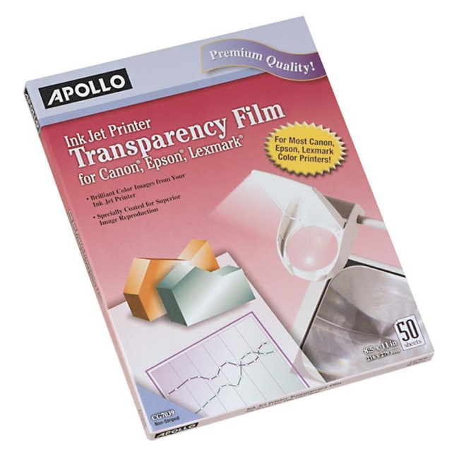 apollo transparency film for laser printers